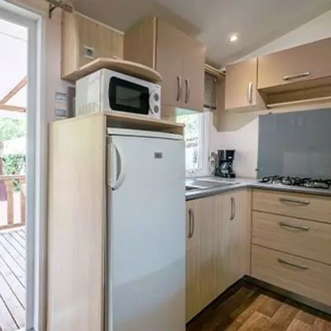 Stacaravan 6 personen - Comfort | 3 slaapkamers | 6 pers | Verhoogd terras | Airconditioning