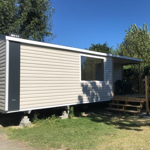 Stacaravan 4 personen - VRIJETIJDSACCOMMODATIE COMFORT 2 slaapkamers - 20 m² - Ingebouwd terras voor 4 personen