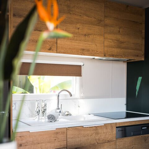 Stacaravan 4 personen - SAM - SUNELIA PRESTIGE 2bed/4p - 34m² - Overdekt terras