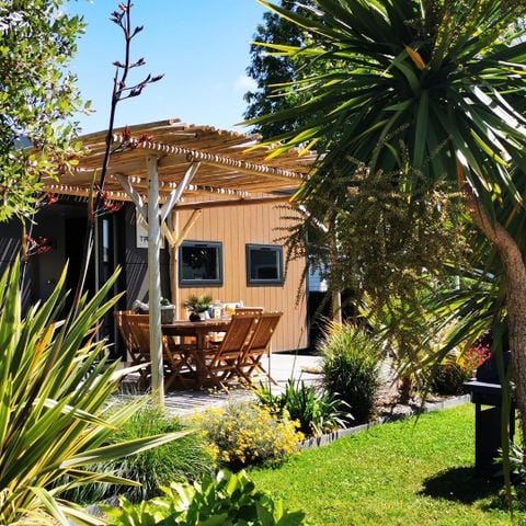 Stacaravan 4 personen -  SAM - SUNELIA LUXE TAOS 2bed/4p - 40m² - Exotische Pergola