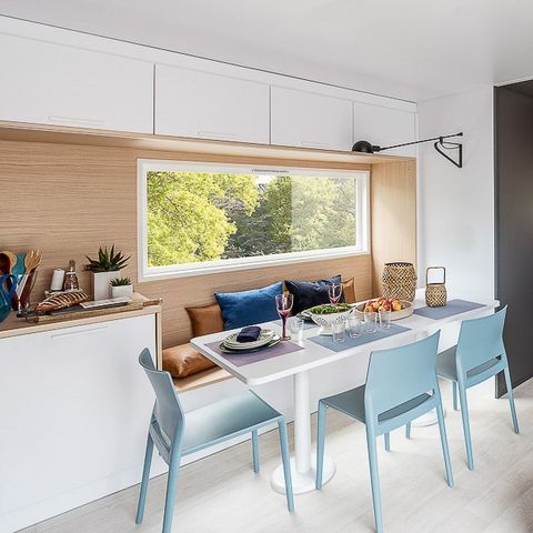 Stacaravan 6 personen - SAM - SUNELIA LUXE TAOS 3bed / 6p - 40m² - Exotische Pergola