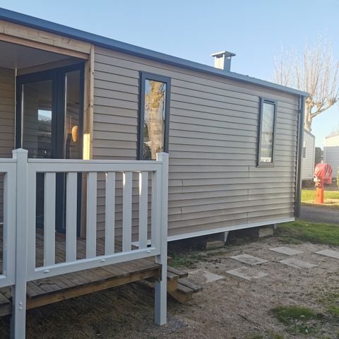 Stacaravan 4 personen - Zondag - VRIJETIJDSVERBLIJF COMFORT 2 slaapkamers - 20 m² - Ingebouwd terras 4 personen