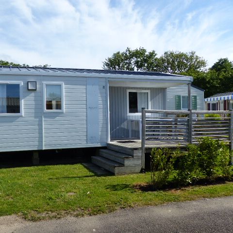Stacaravan 5 personen - Comfort 2 slaapkamers - Half overdekt terras