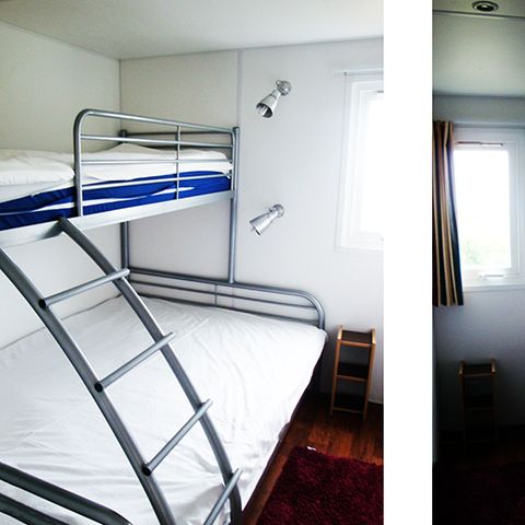 Stacaravan 7 personen - MOBIL HOME MARTE 7 PERS, 34m2, 4 kamers, 3 slaapkamers