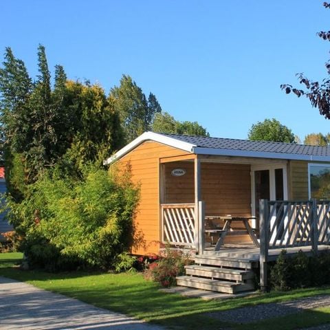Stacaravan 4 personen - Loggia 25m² + terras - 2 kamers