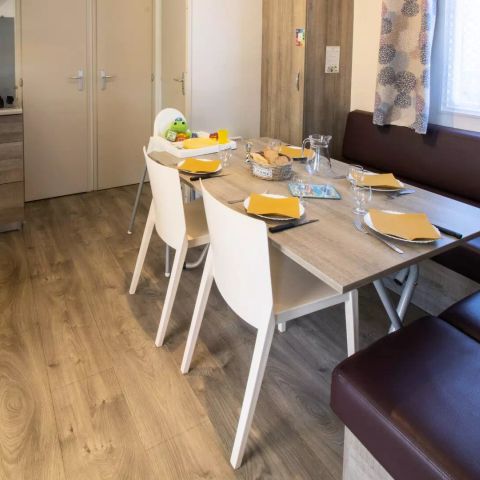 Stacaravan 6 personen - Stacaravan Cosy Kids 4 Kamers 6 Personen + TV