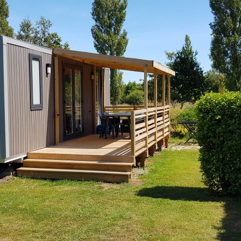Stacaravan 4 personen - PENDRUC Premium 30m² - 2 kamers / Overdekt terras
