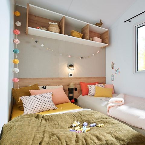 Stacaravan 4 personen - EVASION Confort 27m² - 2 kamers / Overdekt terras