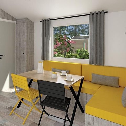 Stacaravan 4 personen - EVASION Confort 27m² - 2 kamers / Overdekt terras