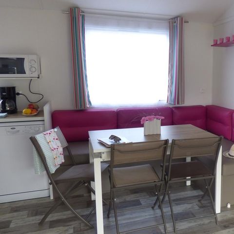 Stacaravan 8 personen - FAMILY Premium 36m² - 4 kamers / overdekt terras