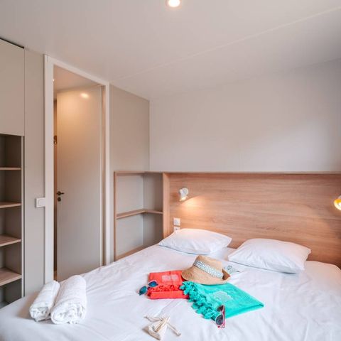 Stacaravan 6 personen - Cottage Grottenrots 6 p 3 Ch 2 Sdb Premium