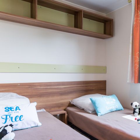 Stacaravan 4 personen - Caribische cottage - 2 slaapkamers ** (in het Frans)
