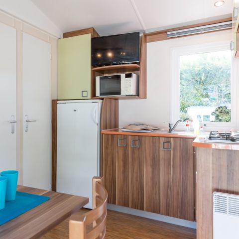 Stacaravan 4 personen - Caribische cottage - 2 slaapkamers ** (in het Frans)
