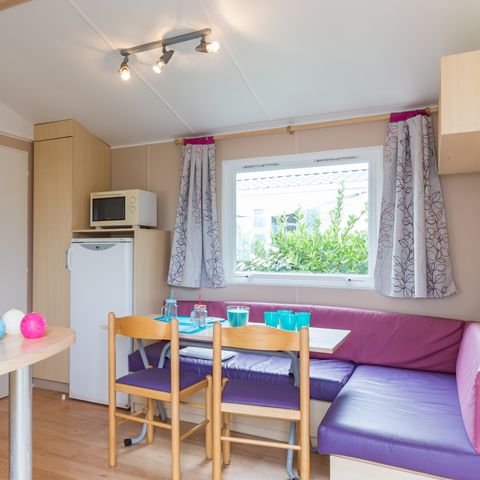 Stacaravan 4 personen - Cottage Tropical - 2 slaapkamers ** (in het Frans)