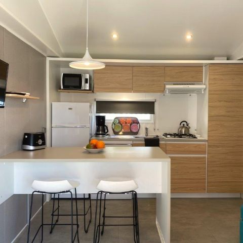 Stacaravan 4 personen - Cottage Antigua - 2 slaapkamers - 2 badkamers - Bedlinnenpakket en handdoeken inbegrepen ****