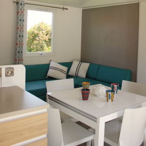 Stacaravan 6 personen - Cottage Nouméa - 3 slaapkamers - 2 badkamers - Bedlinnenpakket en handdoeken inbegrepen ****