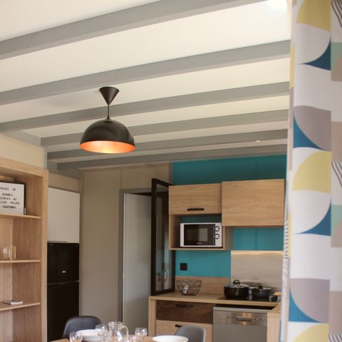 Chalet 4 personen - Premium Badiane - 2 slaapkamers - 2 badkamers - Bedlinnenpakket, handdoeken, plancha, schoonmaakpakket