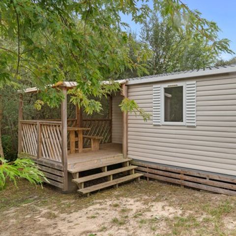 Stacaravan 4 personen - Mobile-home | Comfort | 2 Slaapkamers | 4 Pers. | Single terras | Air-con.