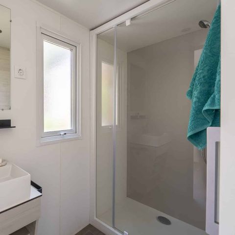 Stacaravan 6 personen - Charmant 3 slaapkamers 6 badkamers Clim TV