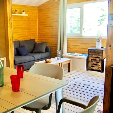 Safaritent 7 personen - Ecolodge met airconditioning + TV