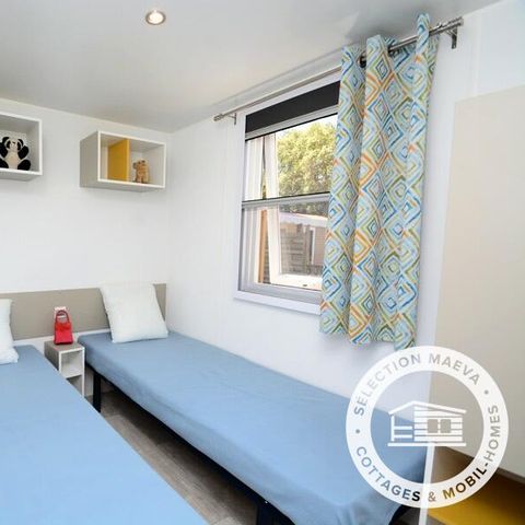 Stacaravan 6 personen - Luxe 4 kamers Airconditioning + TV