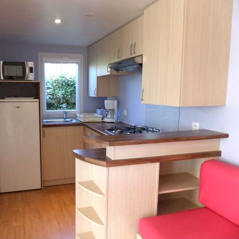 Stacaravan 5 personen - CLASSIC 2 slaapkamers D - zonder airconditioning - Geen airconditioning