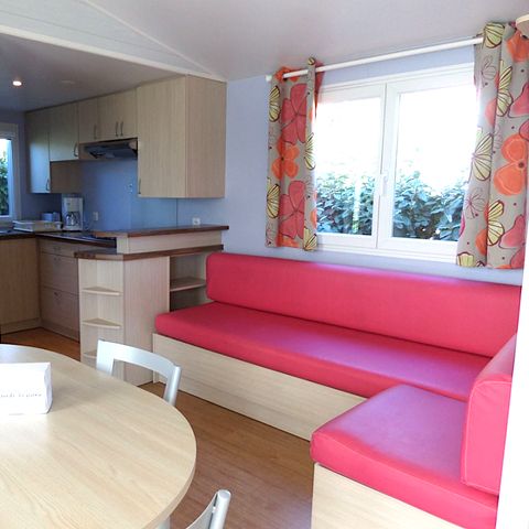 Stacaravan 5 personen - CLASSIC 2 slaapkamers D - zonder airconditioning - Geen airconditioning