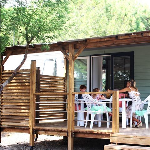 Stacaravan 6 personen - Stacaravan PREMIUM PLUS - 3 slaapkamers - WOENSDAG