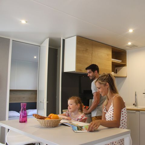 Stacaravan 6 personen - PREMIUM PLUS - 2 slaapkamers - MERCREDI