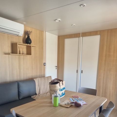 Stacaravan 6 personen - Stacaravan PREMIUM PLUS - 2 slaapkamers MERCREDI