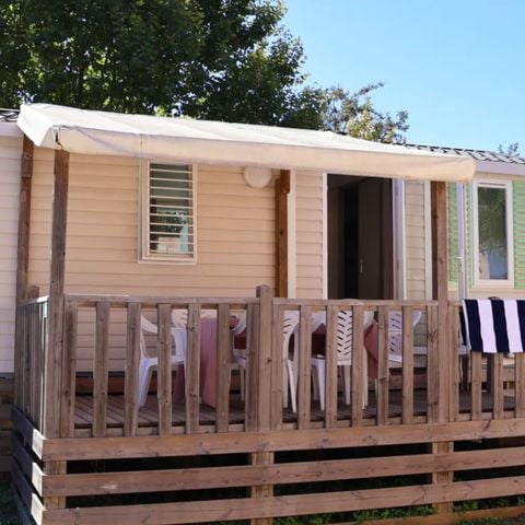 Stacaravan 6 personen -  2 kamers "Colorado Standard" voor 4/6 personen, airco + tv