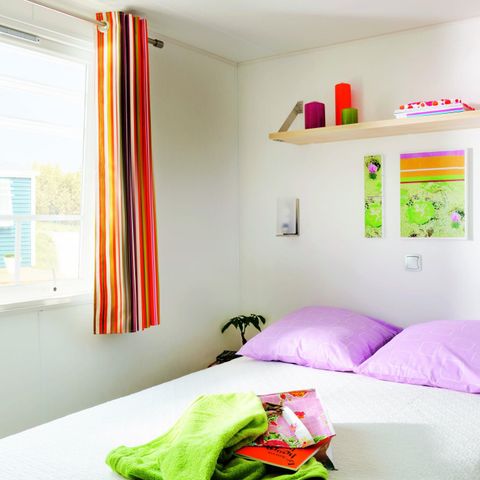 Stacaravan 5 personen - Comfort - TV 2bed-TV-overdekt terras- 26m²