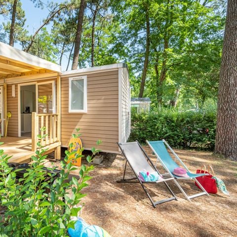 Stacaravan 5 personen - Comfort - TV 2bed-TV-overdekt terras- 26m²