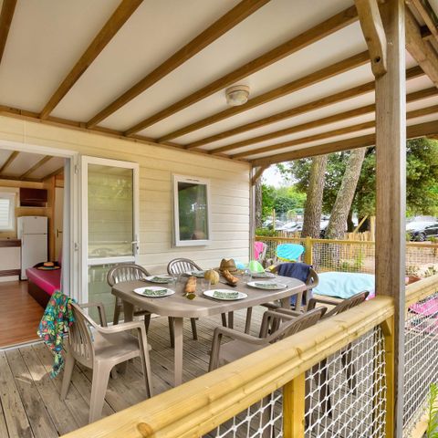 Chalet 7 personen - Gezin 3bed-CLIM-terras XXL Couverte-TV-LV-plancha-32m² PREMIUM