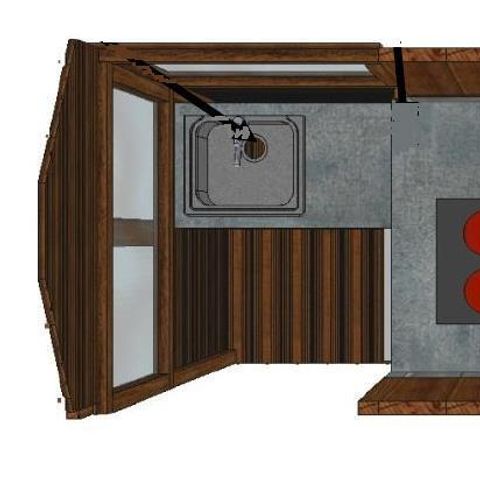 Kampeerplaats - Premium Privé badkamer 2 pers.
