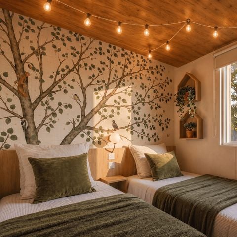 Stacaravan 6 personen - Lagoon - 3 slaapkamers - 2 badkamers - PREMIUM+ - 40 m² - Minibad - Airco - Terras van 70 m² - TV - Vaatwasser - Plancha - Reisarrangement