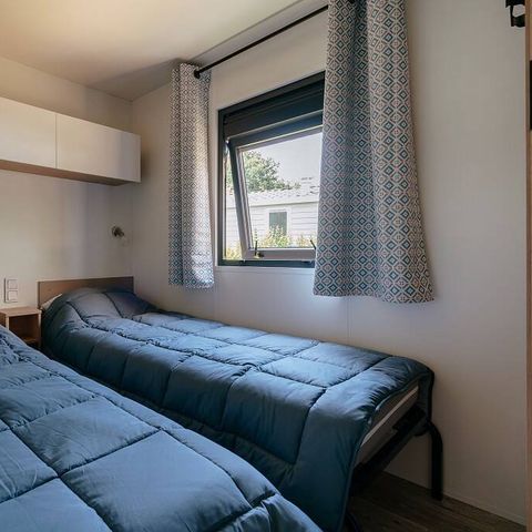 Bungalow 6 personen - Mobile-home | Premium | 3 slaapkamers | 6 pers. | Verhoogd terras | Air-con.