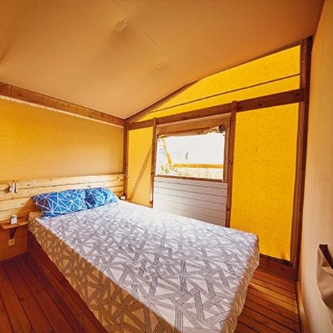 Safaritent 5 personen - Lodge Tent | 2 Slaapkamers | 4/5 Pers. | Geen sanitair