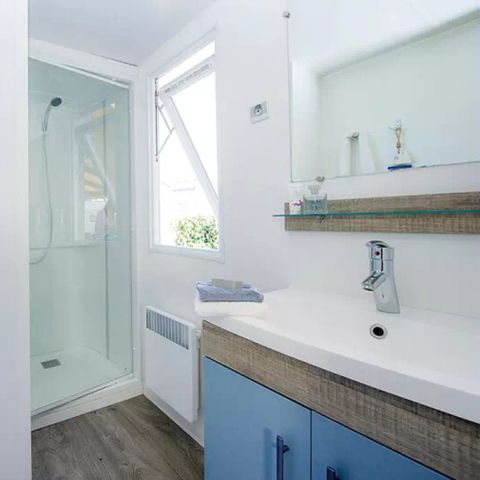 Stacaravan 6 personen - Mobile-home | Comfort | 2 Slaapkamers | 4/6 Pers. | Verhoogd terras | Airconditioning.