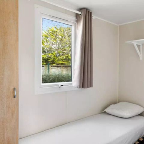 Stacaravan 6 personen - Mobile-home | Comfort | 2 Slaapkamers | 4/6 Pers. | Verhoogd terras | Airconditioning.