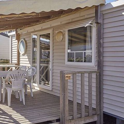 Stacaravan 6 personen - Stacaravan | Klassiek | 3 Slaapkamers | 6 Pers. | Verhoogd terras | Airconditioning.