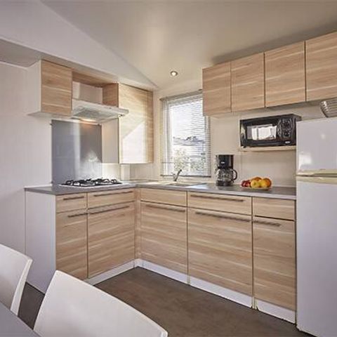 Stacaravan 6 personen - Stacaravan | Premium | 3 Slaapkamers | 6 Pers | Verhoogd terras | Airconditioning | TV