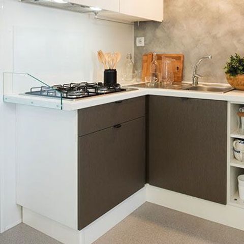 Stacaravan 6 personen - Mobile-home | Premium | 3 slaapkamers | 6 pers | Verhoogd terras | 2 badkamers | Airconditioning | TV