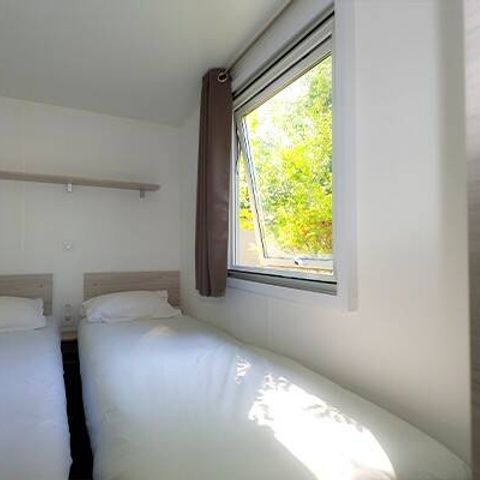 Stacaravan 6 personen - Klassiek | 2 slaapkamers | 4/6 pers. | Single terras