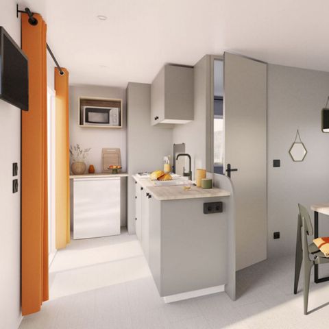 Stacaravan 4 personen - Cottage Oasis 2bed vr/vr