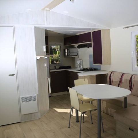 Stacaravan 6 personen - Classik 3 kamers - Gereserveerde zone voor jongeren (onder 25)