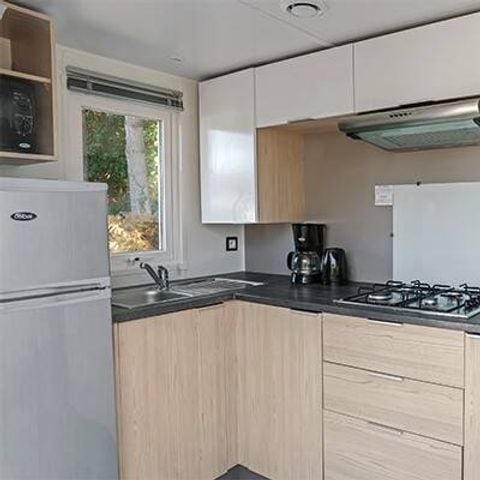 Stacaravan 4 personen - Mobile-home | Comfort | 2 Slaapkamers | 4 Pers. | Verhoogd terras | Airconditioning.