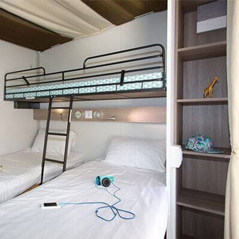 Safaritent 5 personen - Lodge Tent | 2 Slaapkamers | 4/5 Pers. | Airconditioning