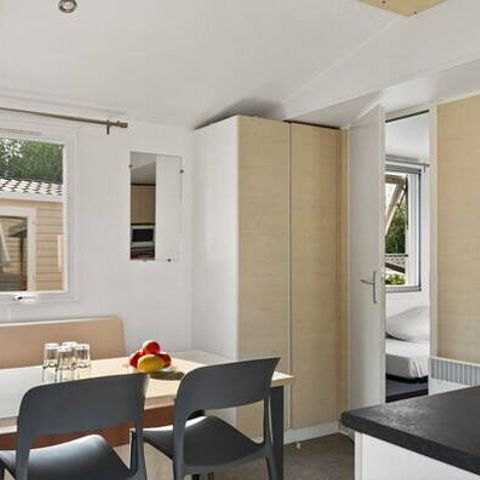 Stacaravan 6 personen - Mobile-home | Comfort | 3 Slaapkamers | 6 Pers. | Verhoogd terras | Airconditioning