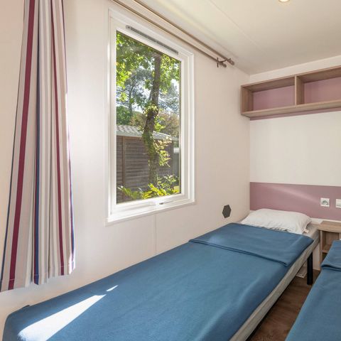 Stacaravan 6 personen - Comfort | 3 slaapkamers | 6 pers | Enig terras | 1 badkamer | Airconditioning